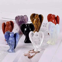 Hand Carved Gemstone Crystal Angel Figurines | Brahmatells by Brahmatells
