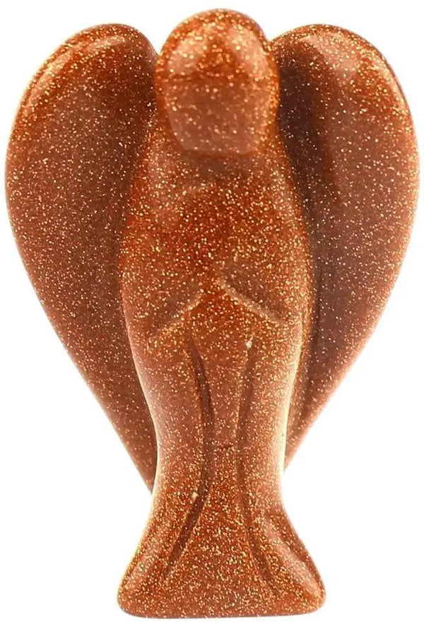 Hand Carved Gemstone Crystal Angel Figurines | Brahmatells by Brahmatells