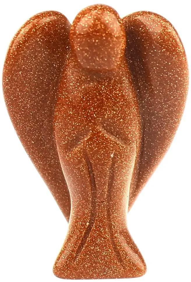 Hand Carved Gemstone Crystal Angel Figurines | Brahmatells by Brahmatells