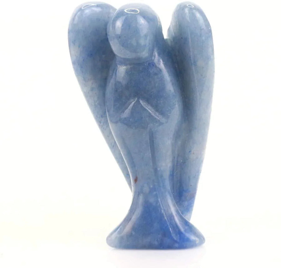 Hand Carved Gemstone Crystal Angel Figurines | Brahmatells by Brahmatells