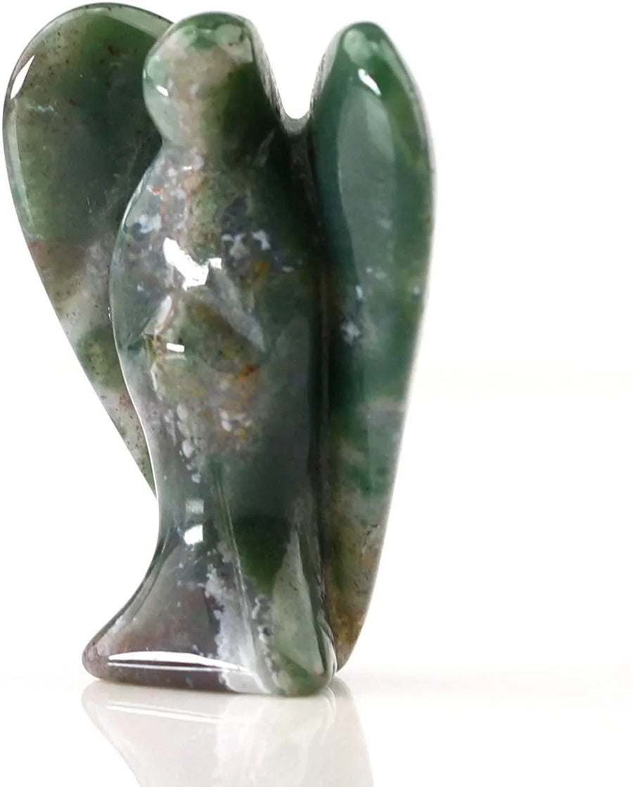 Hand Carved Gemstone Crystal Angel Figurines | Brahmatells by Brahmatells