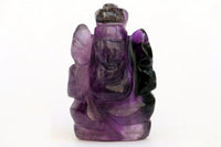 Handcarved Amethyst Ganesha Idol | Spiritual Prosperity | Brahmatells by Brahmatells