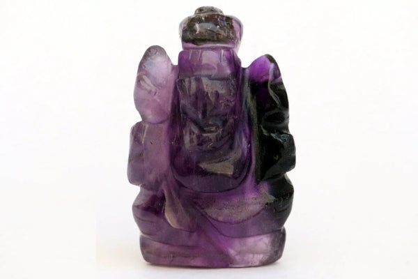 Handcarved Amethyst Ganesha Idol | Spiritual Prosperity | Brahmatells by Brahmatells