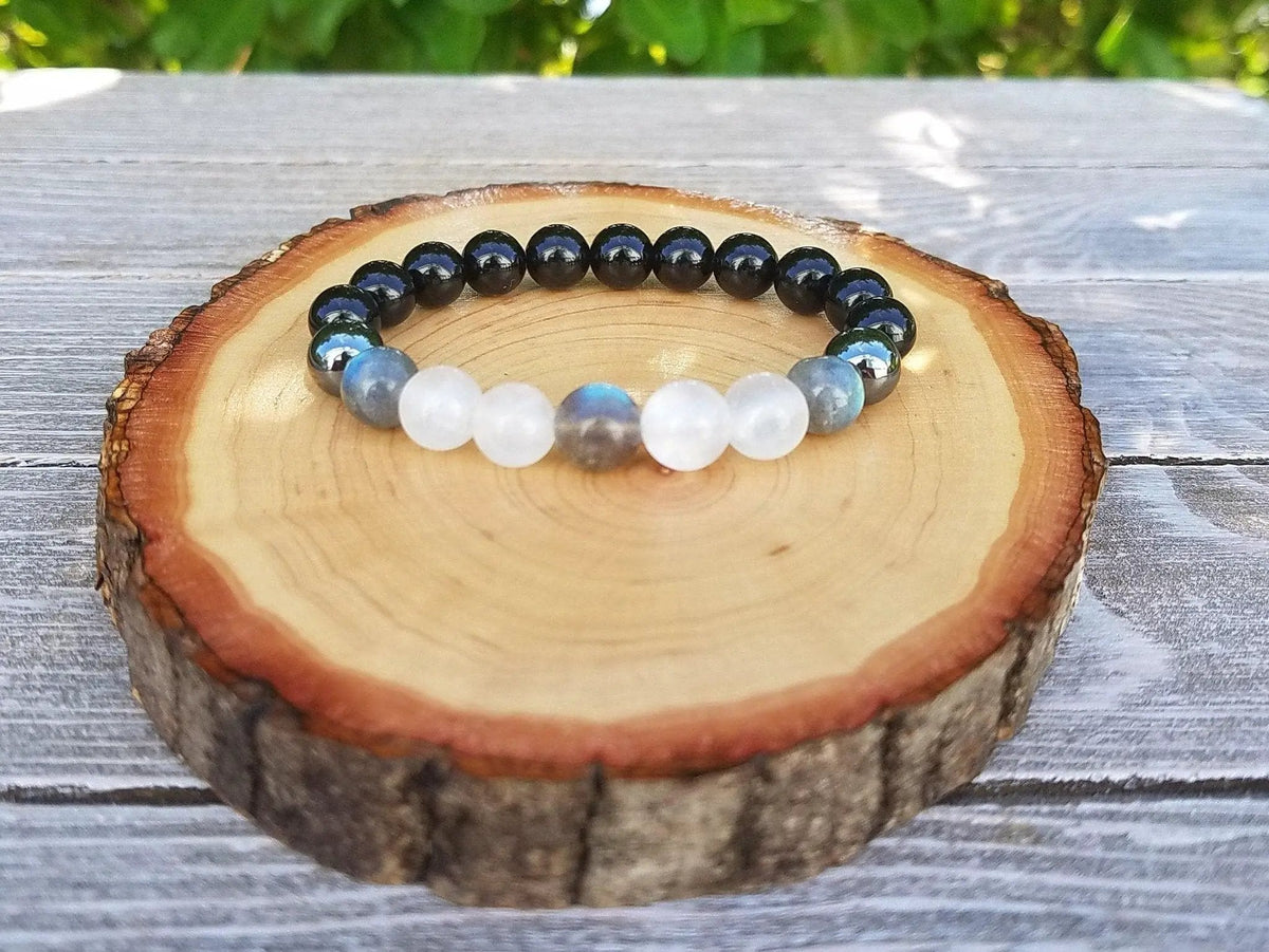 Handmade High-Frequency Protection Bracelet with Natural Gemstones - Brahmatells by Brahmatells