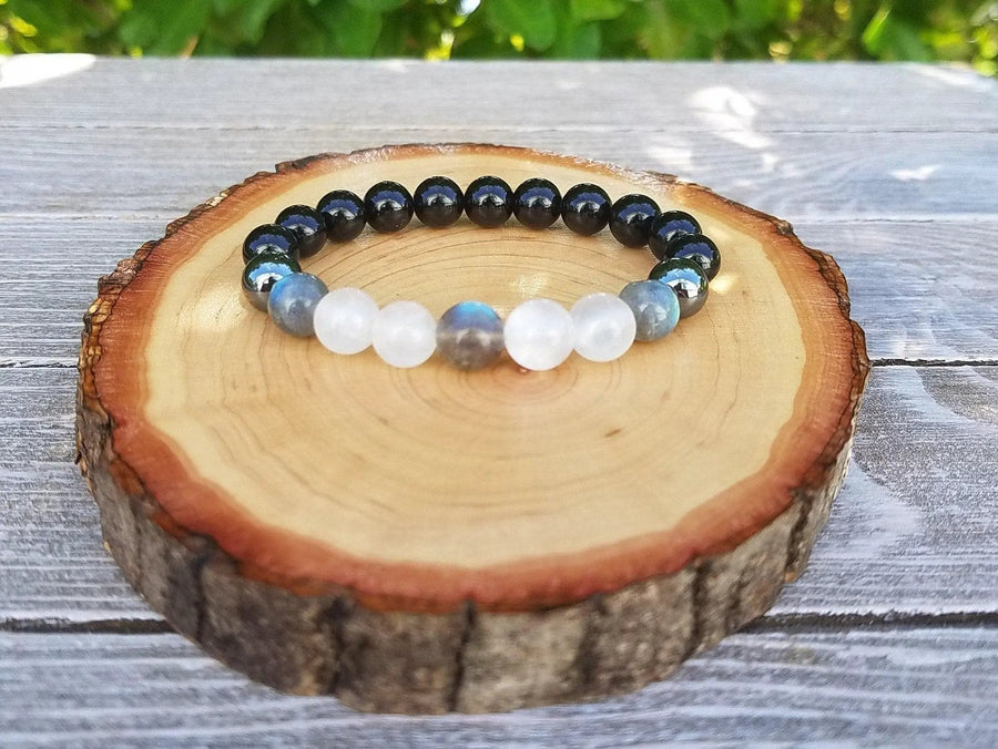Handmade High-Frequency Protection Bracelet with Natural Gemstones - Brahmatells by Brahmatells