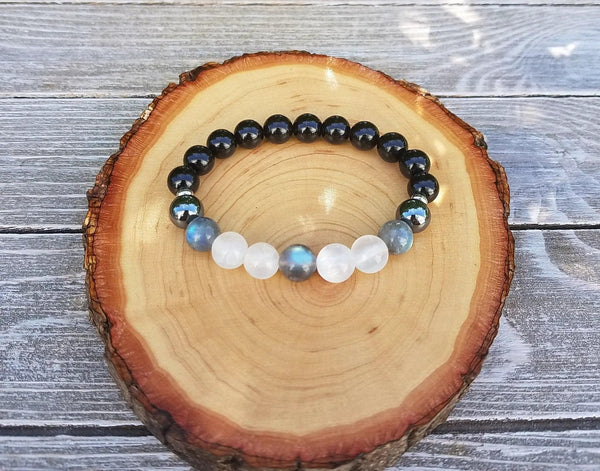 Handmade High-Frequency Protection Bracelet with Natural Gemstones - Brahmatells by Brahmatells
