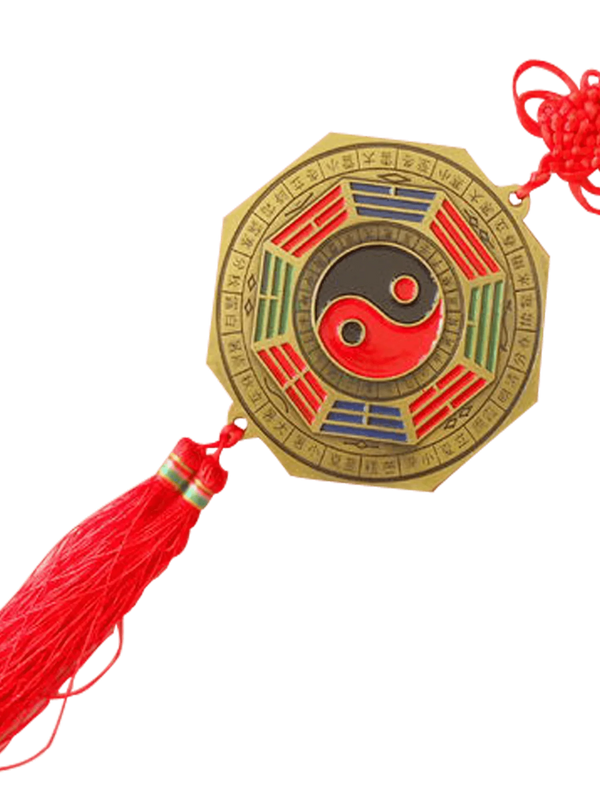 Hanging _Feng_Shui_pa kua mirror by Brahmatells