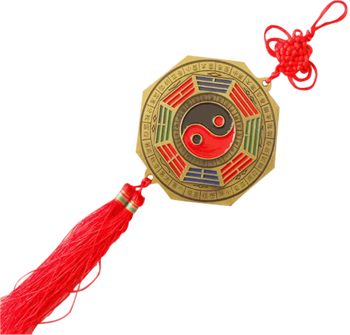 Hanging _Feng_Shui_pa kua mirror by Brahmatells