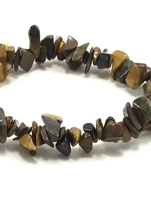 Harness Courage with Energized Tiger's Eye Chips Bracelet | Brahmatells by Brahmatells
