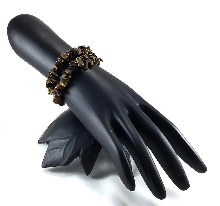 Harness Courage with Energized Tiger's Eye Chips Bracelet | Brahmatells by Brahmatells