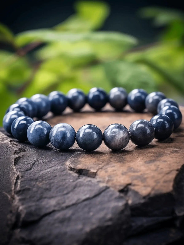 Hawk Eye Stone Bracelet 8mm: Mindfulness & Protection | Brahmatells by Brahmatells