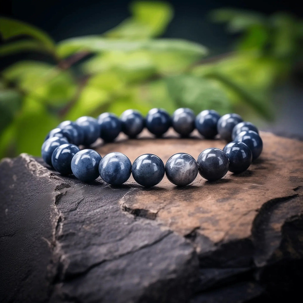 Hawk Eye Stone Bracelet 8mm: Mindfulness & Protection | Brahmatells by Brahmatells
