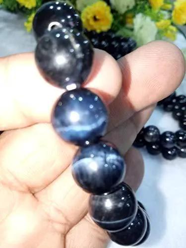 Hawk Eye Stone Bracelet 8mm: Mindfulness & Protection | Brahmatells by Brahmatells