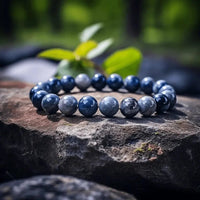 Hawk Eye Stone Bracelet 8mm: Mindfulness & Protection | Brahmatells by Brahmatells