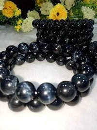 Hawk Eye Stone Bracelet 8mm: Mindfulness & Protection | Brahmatells by Brahmatells