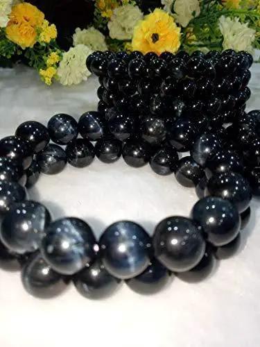 Hawk Eye Stone Bracelet 8mm: Mindfulness & Protection | Brahmatells by Brahmatells