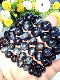 Hawk Eye Stone Bracelet 8mm: Mindfulness & Protection | Brahmatells by Brahmatells