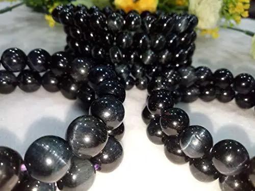 Hawk Eye Stone Bracelet 8mm: Mindfulness & Protection | Brahmatells by Brahmatells