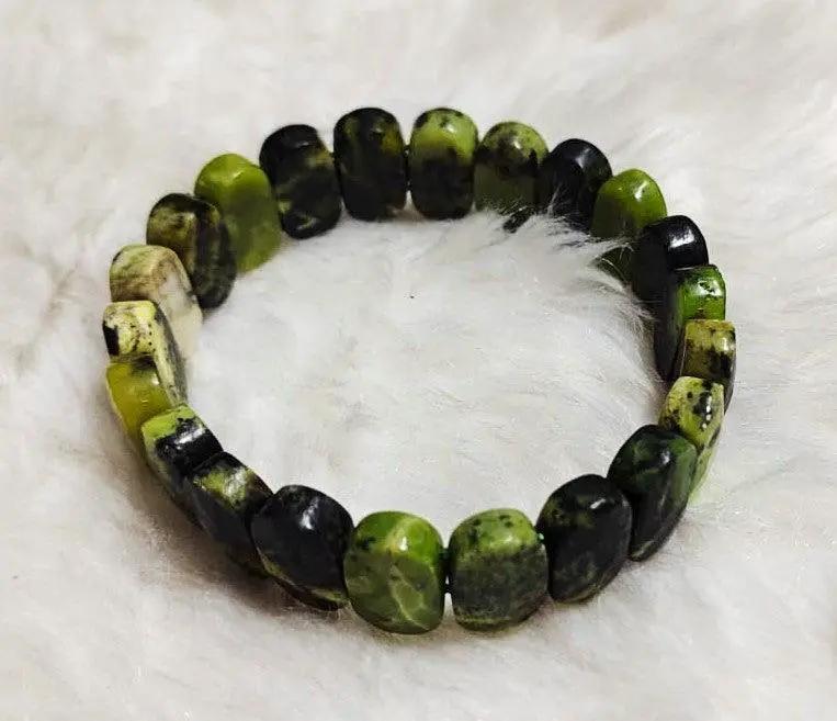 Healing Chrysoprase Bracelet for Heart Chakra | Brahmatells by Brahmatells