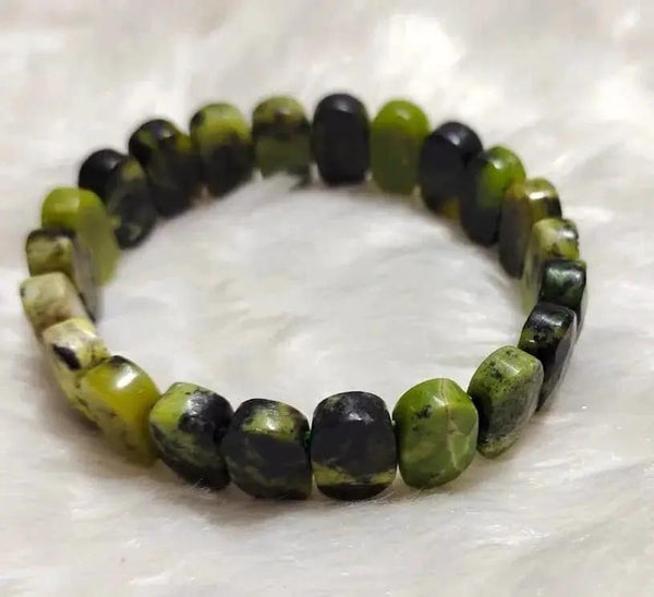 Healing Chrysoprase Bracelet for Heart Chakra | Brahmatells by Brahmatells