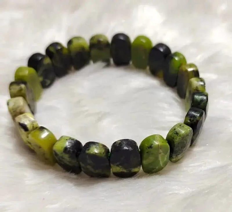 Healing Chrysoprase Bracelet for Heart Chakra | Brahmatells by Brahmatells