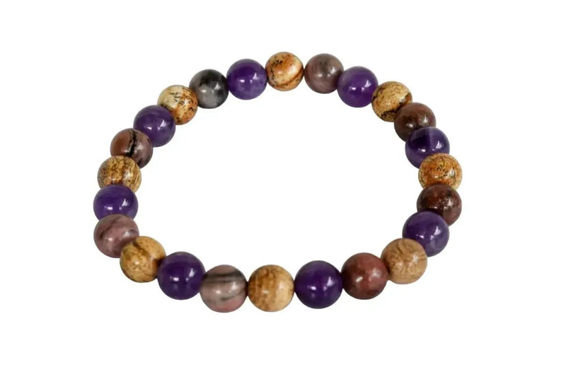 Healing Crystal Bracelet - Natural Gemstones for Energy & Balance by Brahmatells