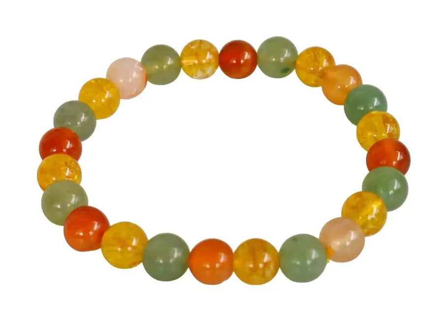 Healing Crystal Bracelet - Natural Gemstones for Energy & Balance by Brahmatells