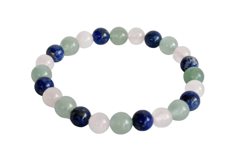 Healing Crystal Bracelet - Natural Gemstones for Energy & Balance by Brahmatells