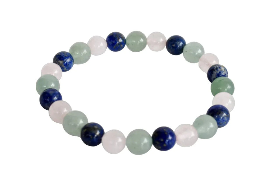 Healing Crystal Bracelet - Natural Gemstones for Energy & Balance by Brahmatells