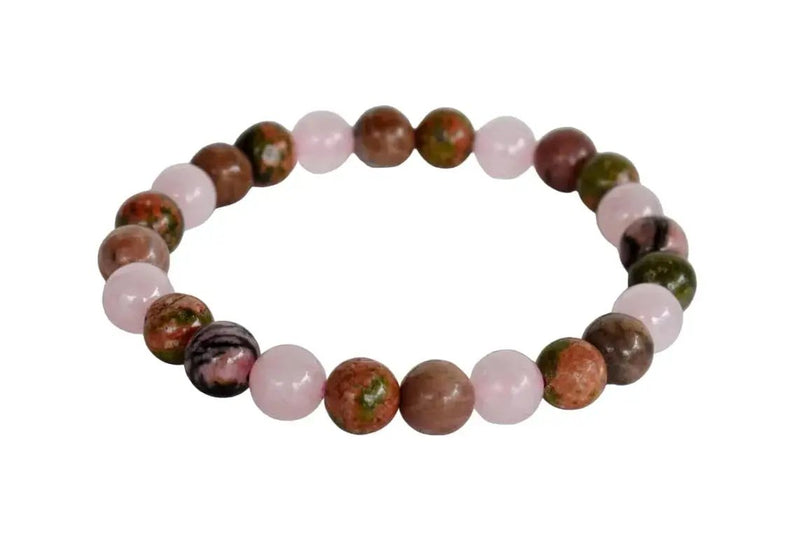 Healing Crystal Bracelet - Natural Gemstones for Energy & Balance by Brahmatells