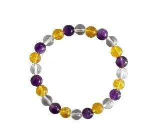 Healing Crystal Bracelet - Natural Gemstones for Energy & Balance by Brahmatells