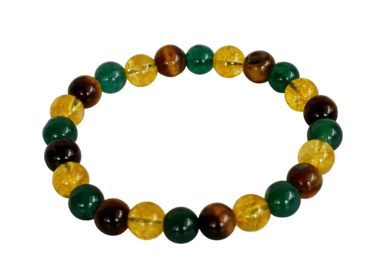 Healing Crystal Bracelet - Natural Gemstones for Energy & Balance by Brahmatells