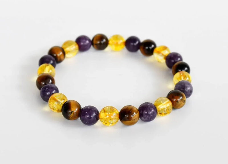 Healing Crystal Bracelet - Natural Gemstones for Energy & Balance by Brahmatells