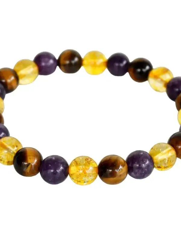 Healing Crystal Bracelet - Natural Gemstones for Energy & Balance by Brahmatells