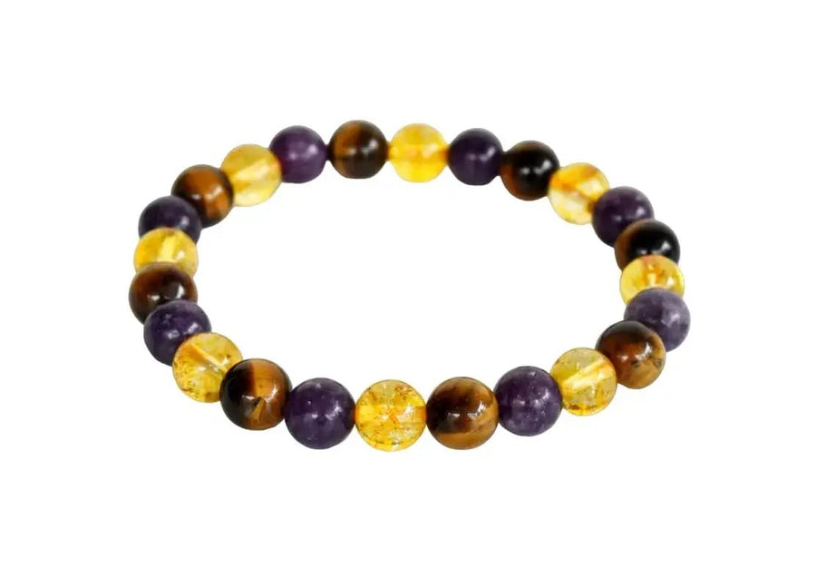 Healing Crystal Bracelet - Natural Gemstones for Energy & Balance by Brahmatells