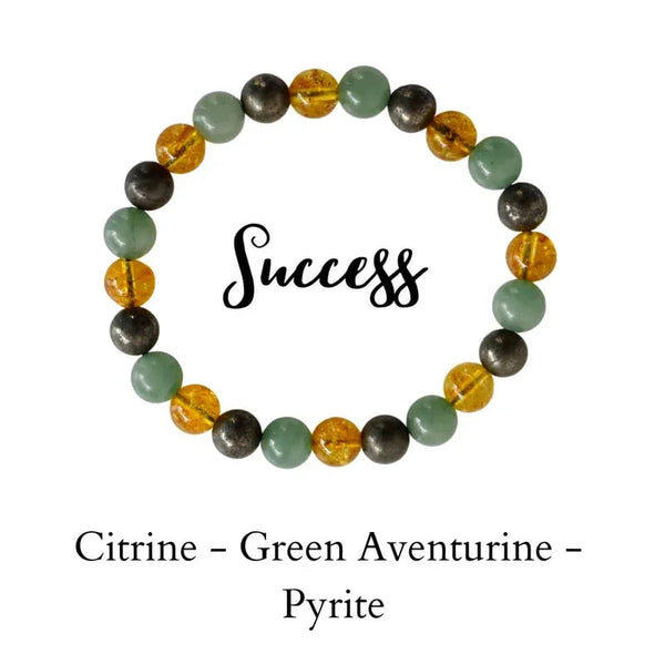 Healing Crystal Bracelet - Natural Gemstones for Energy & Balance by Brahmatells