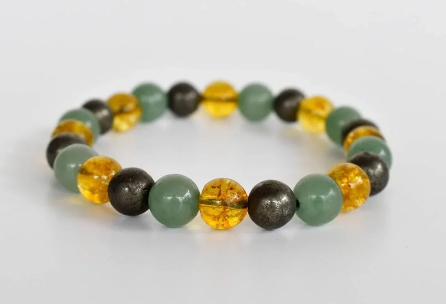 Healing Crystal Bracelet - Natural Gemstones for Energy & Balance by Brahmatells