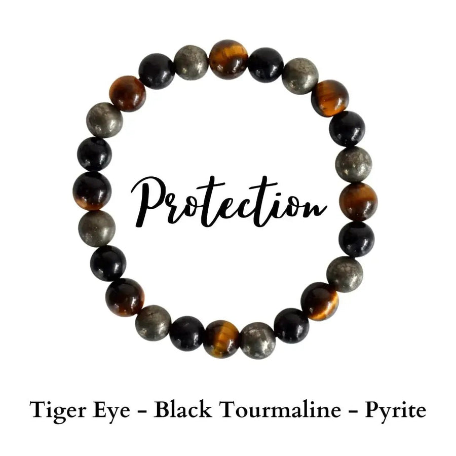 Healing Crystal Bracelet - Natural Gemstones for Energy & Balance by Brahmatells