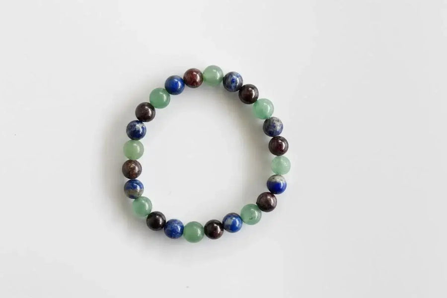 Healing Crystal Bracelet - Natural Gemstones for Energy & Balance by Brahmatells