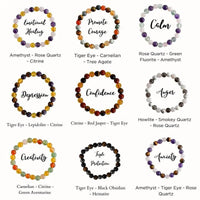 Healing Crystal Bracelet - Natural Gemstones for Energy & Balance by Brahmatells