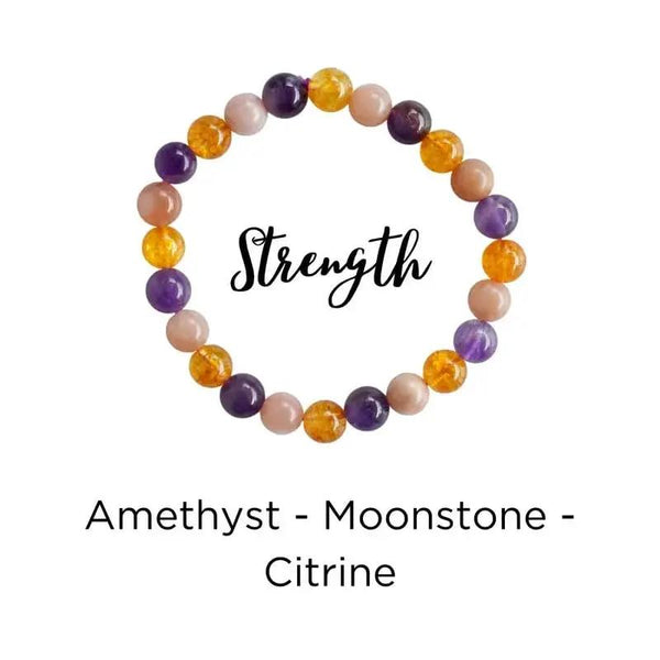 Healing Crystal Bracelet - Natural Gemstones for Energy & Balance by Brahmatells