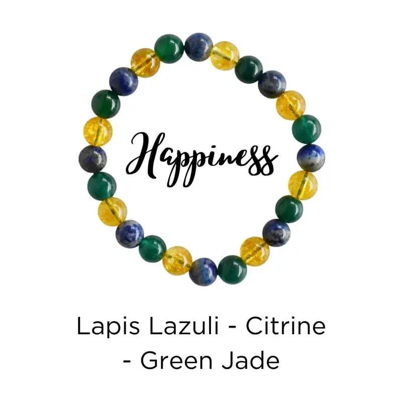 Healing Crystal Bracelet - Natural Gemstones for Energy & Balance by Brahmatells