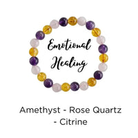 Healing Crystal Bracelet - Natural Gemstones for Energy & Balance by Brahmatells