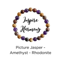 Healing Crystal Bracelet - Natural Gemstones for Energy & Balance by Brahmatells