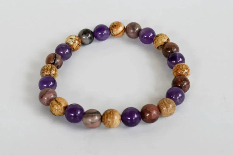 Healing Crystal Bracelet - Natural Gemstones for Energy & Balance by Brahmatells