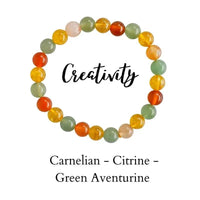 Healing Crystal Bracelet - Natural Gemstones for Energy & Balance by Brahmatells