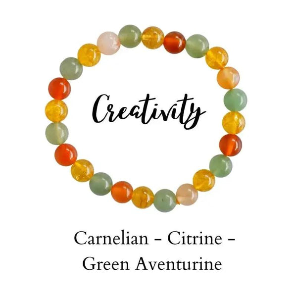 Healing Crystal Bracelet - Natural Gemstones for Energy & Balance by Brahmatells