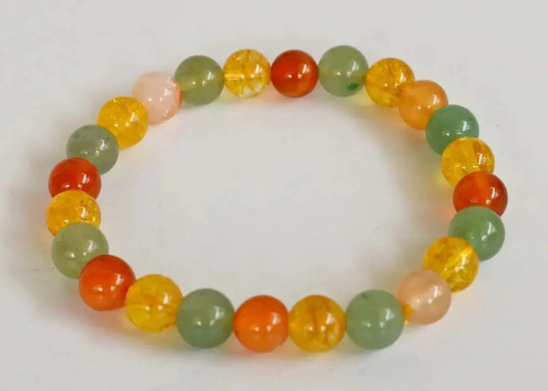 Healing Crystal Bracelet - Natural Gemstones for Energy & Balance by Brahmatells