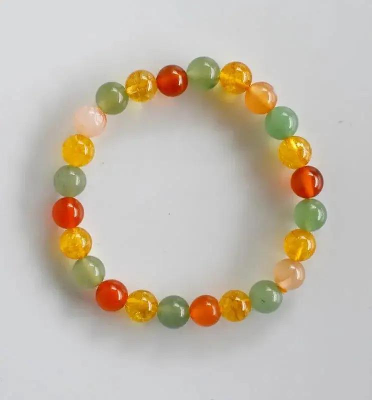 Healing Crystal Bracelet - Natural Gemstones for Energy & Balance by Brahmatells