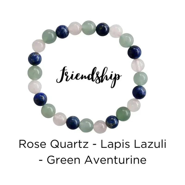 Healing Crystal Bracelet - Natural Gemstones for Energy & Balance by Brahmatells